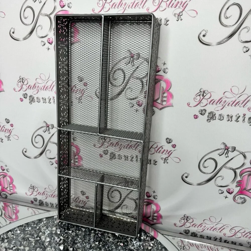 Tray organizer metal silver ornate luxe Elegant Silver Tray stunning home decor